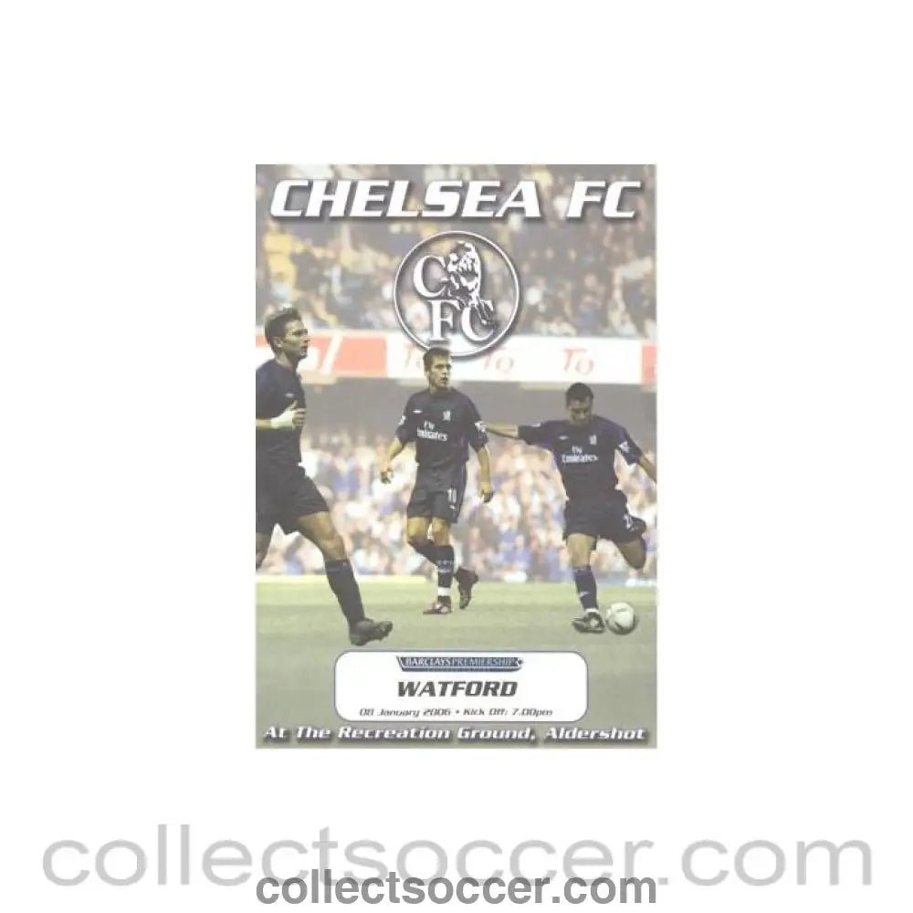 2006 - Chelsea v Warford official programme 08/01/2006 Premier League - Collect Soccer