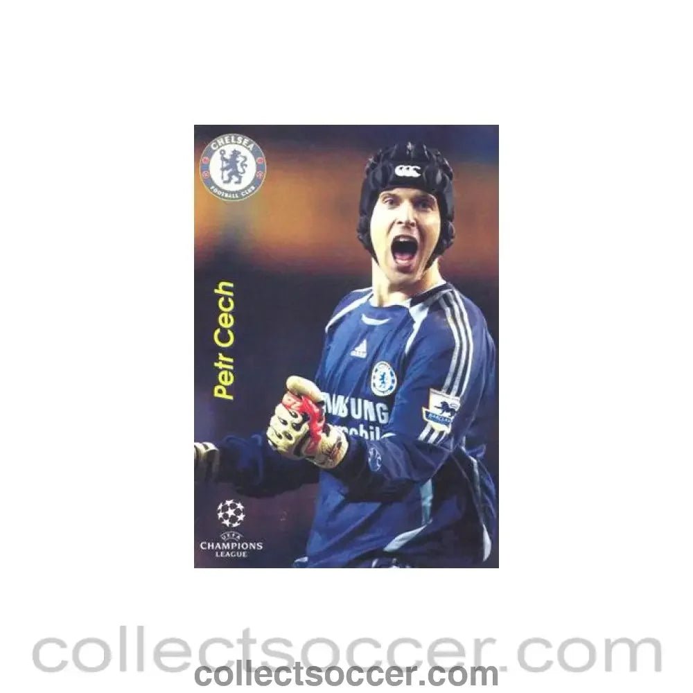 2007 - Chelsea, Petr Cech Russian produced postcard 2007-2008 - Collect Soccer
