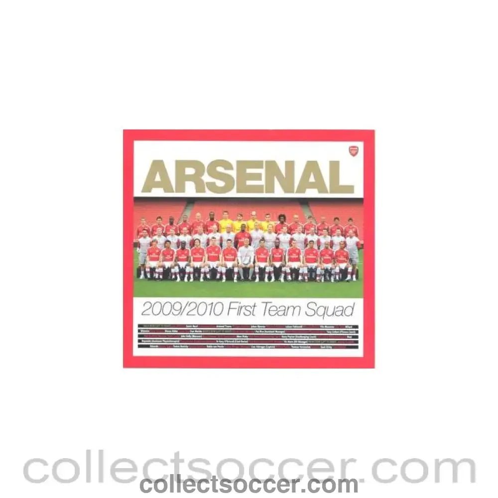 2009 - Arsenal 2009-2010 First Team Squad 29 player's cards and 1 team card - Collect Soccer