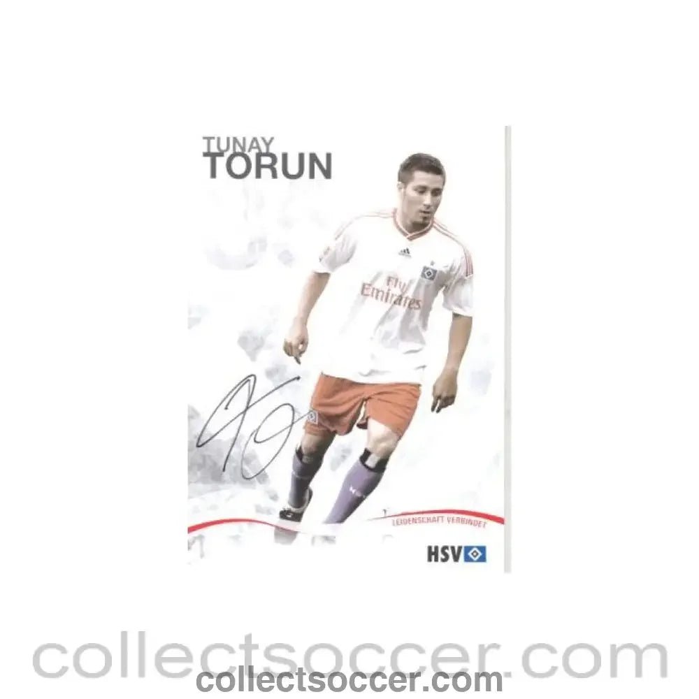2009 - Hamburg Tunay Torun originally signed card of Season 2009-2010 - Collect Soccer