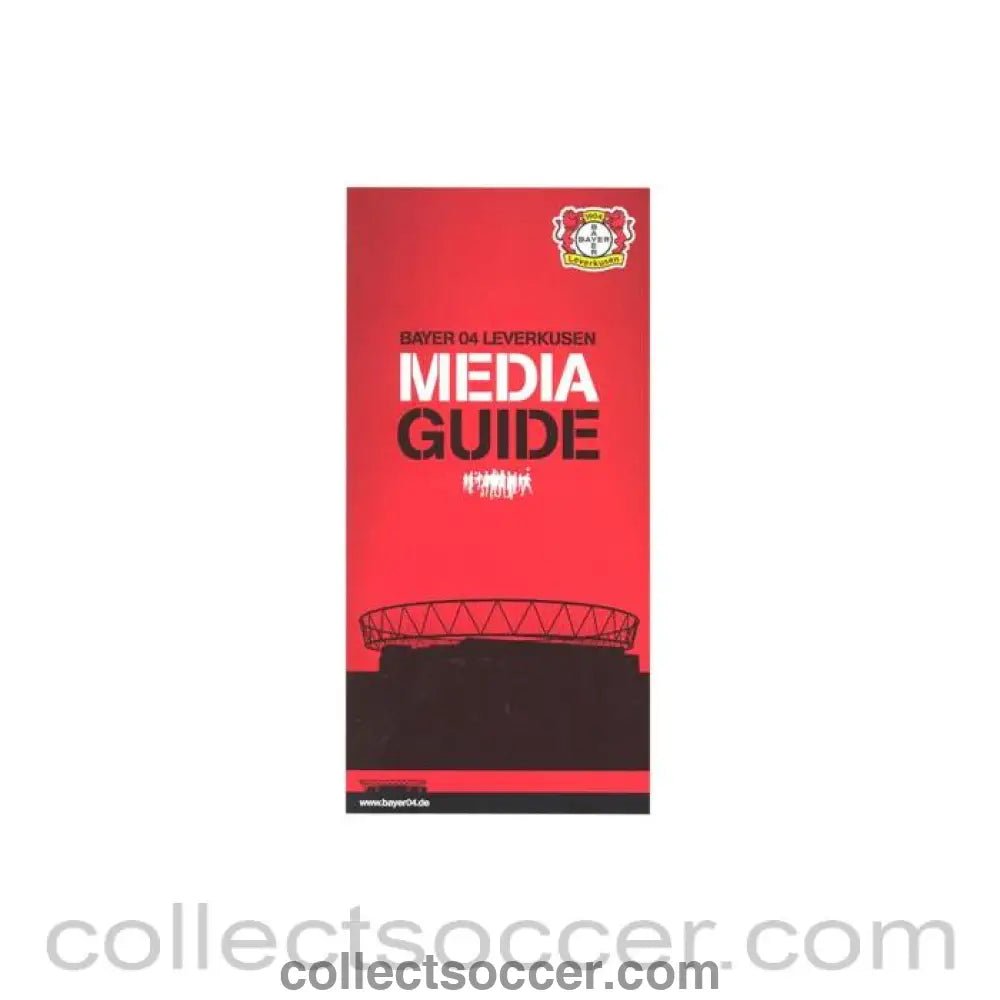 2011 - Bayer Leverkusen Media Guide Issued to Journalists attending Chelsea match 23/11/2011 Champions League - Collect Soccer