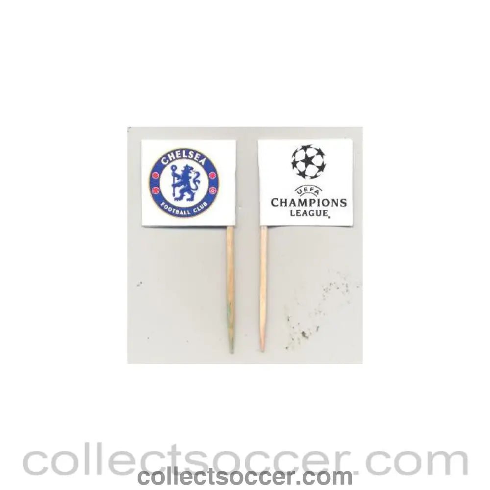2012 - Cocktail sticks from the match Benfica v Chelsea Champions League 27/03/2012 - Collect Soccer
