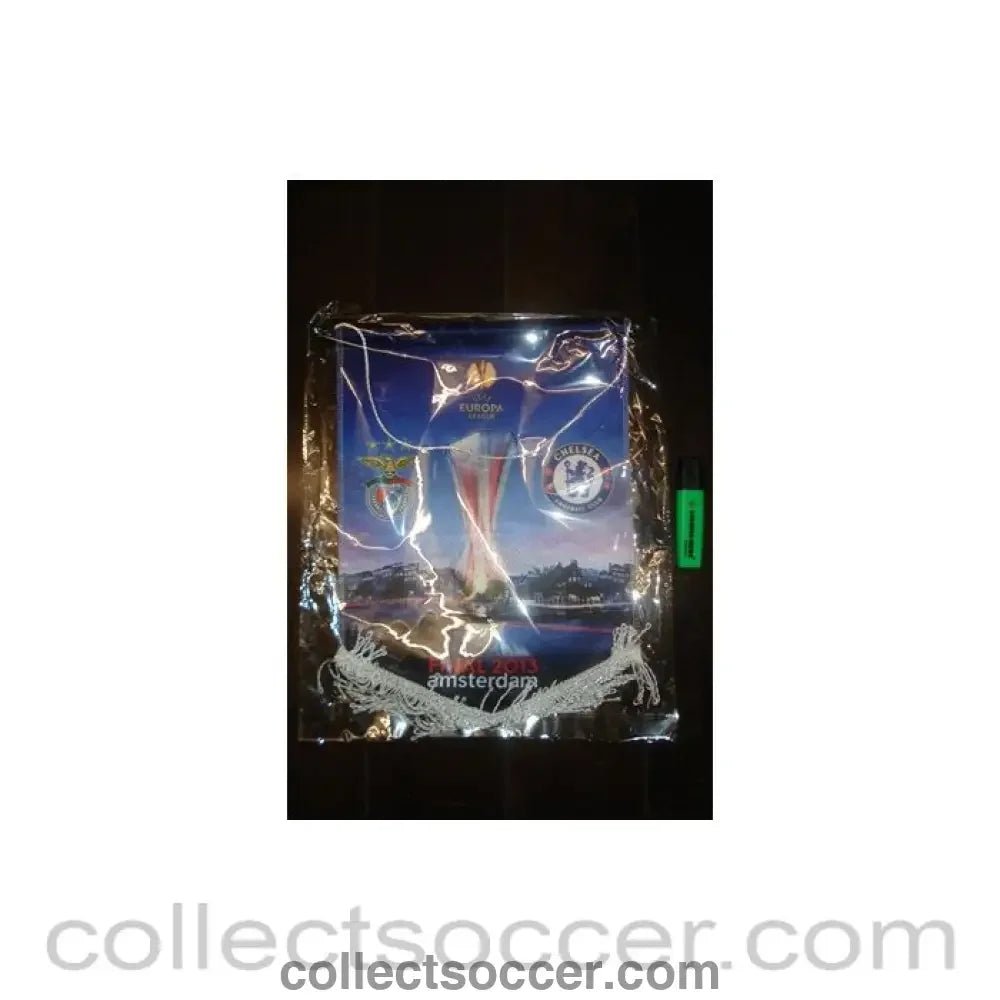 2013 Europa League Final - Chelsea v Benfica pennant 15/05/2013 - Collect Soccer