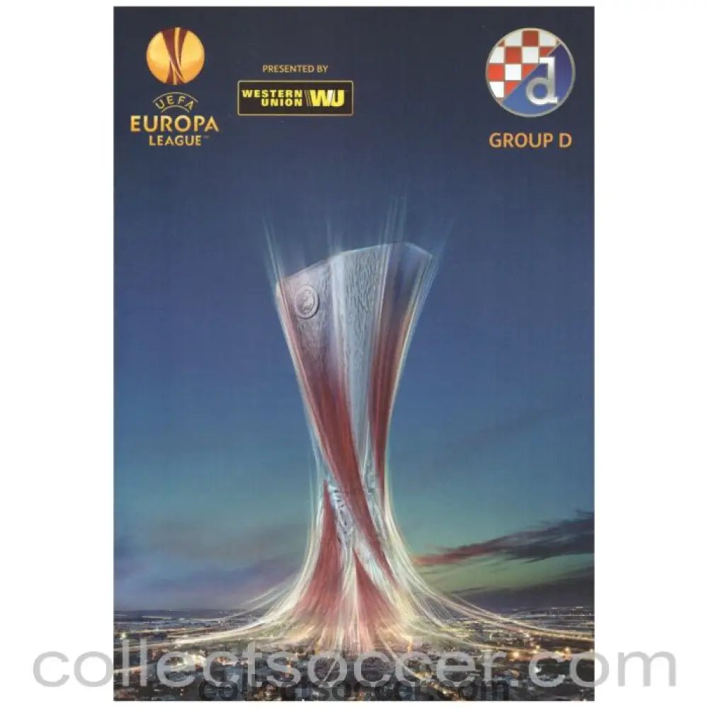 2014 Dynamo Zagreb v Celtic Official Programme - Collect Soccer