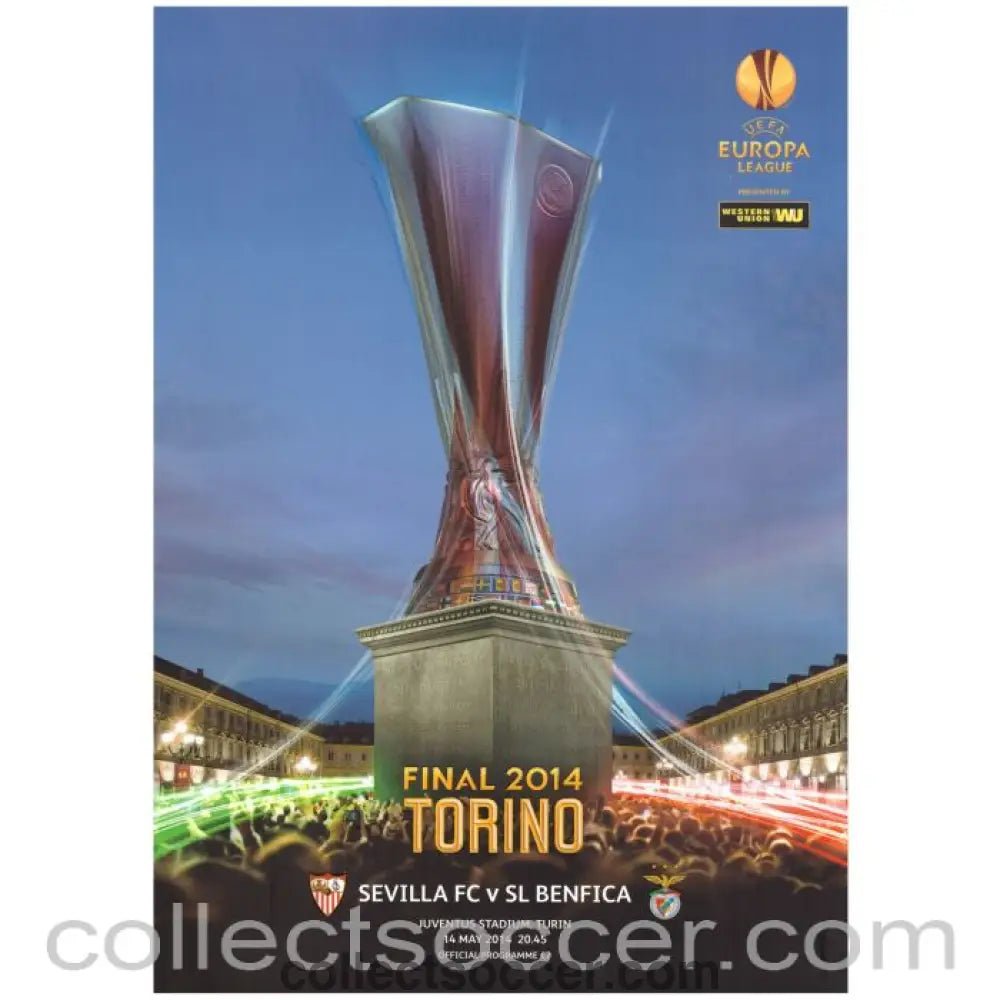 2014 Europa League Final Official Programme Seville v Benfica - Collect Soccer