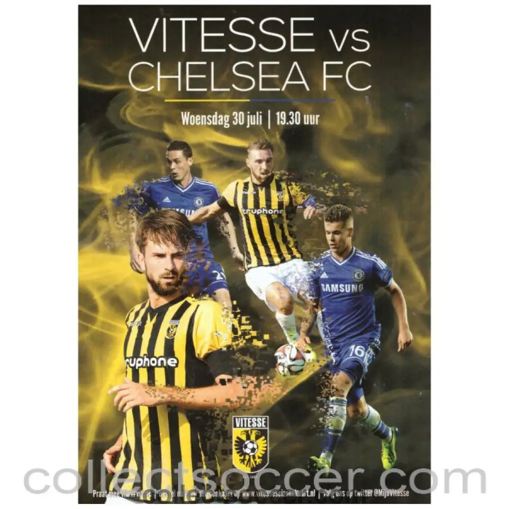 2014 - Vitesse v Chelsea Official Programme 30/07/2014 - Collect Soccer