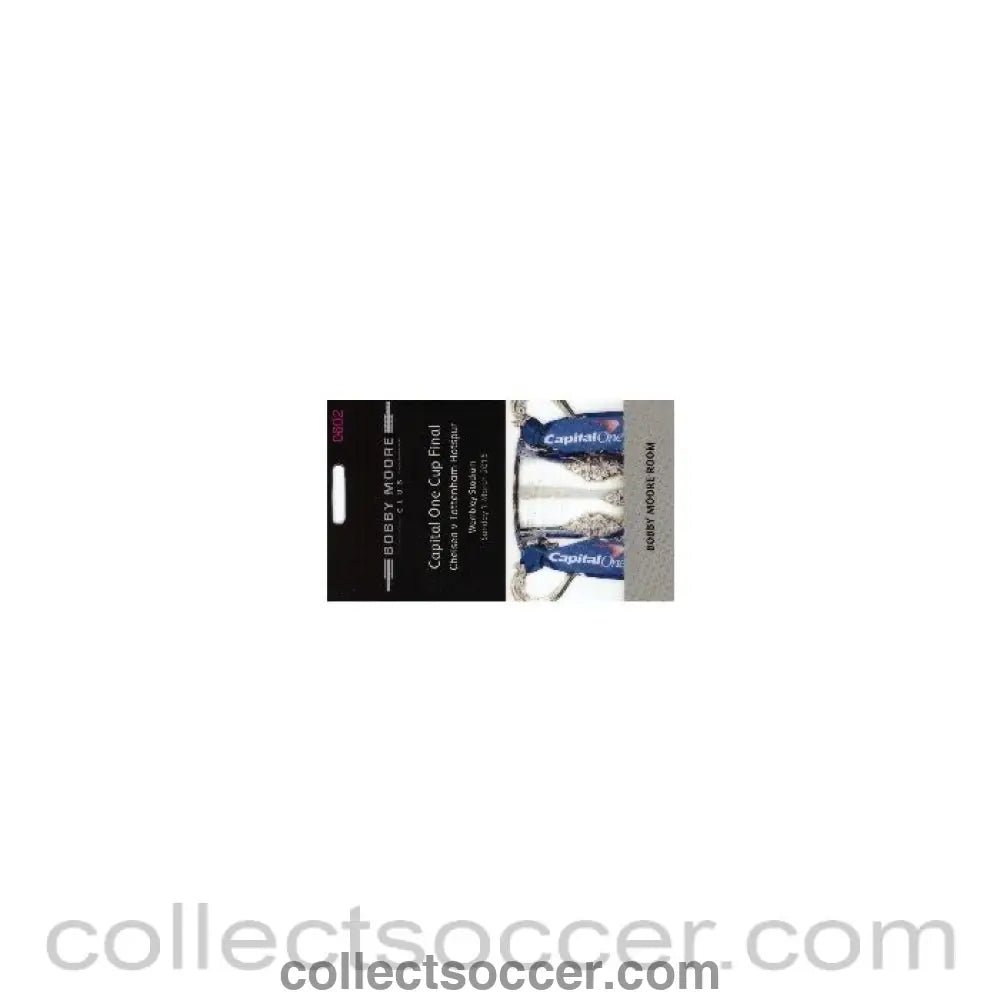 2015 Capital Cup Final Chelsea v Tottenham Hotspur VIP Accreditation Pass - Collect Soccer
