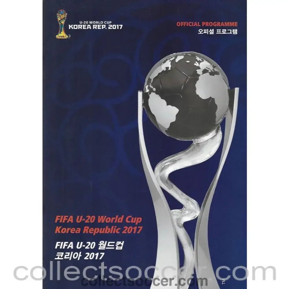 2017 Under 20 World Cup Final Programme in Korea. England Winners - Collect Soccer