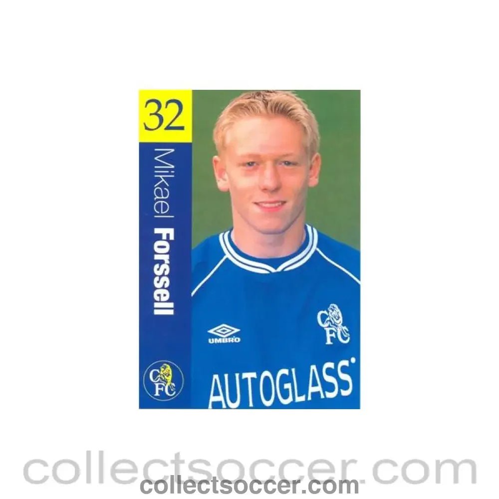 Chelsea - Mikael Forssell official Chelsea card - Collect Soccer