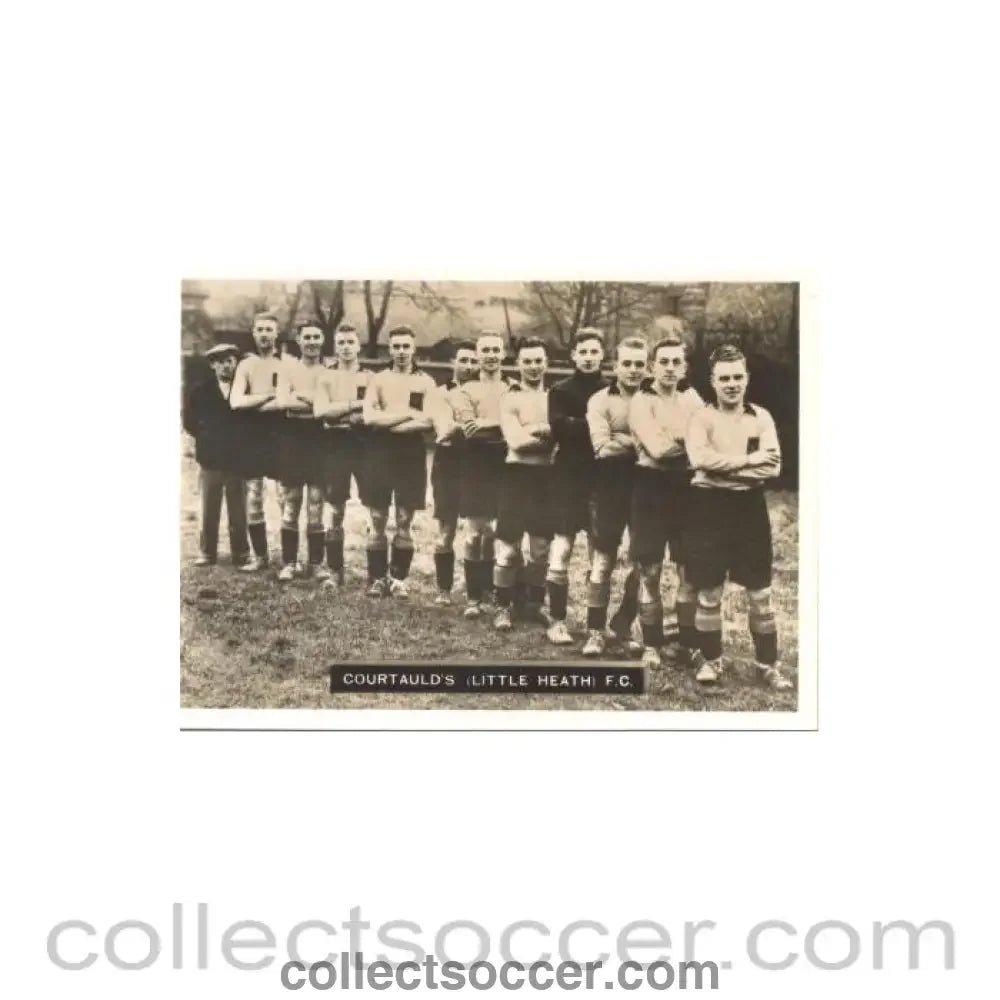 Courtaulds Little Heath FC Photocard - Collect Soccer