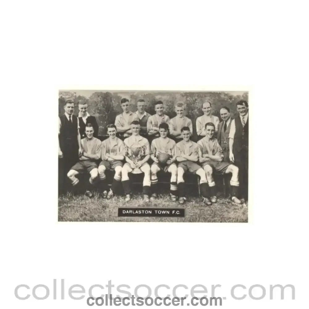 Darlston Town FC Photocard - Collect Soccer