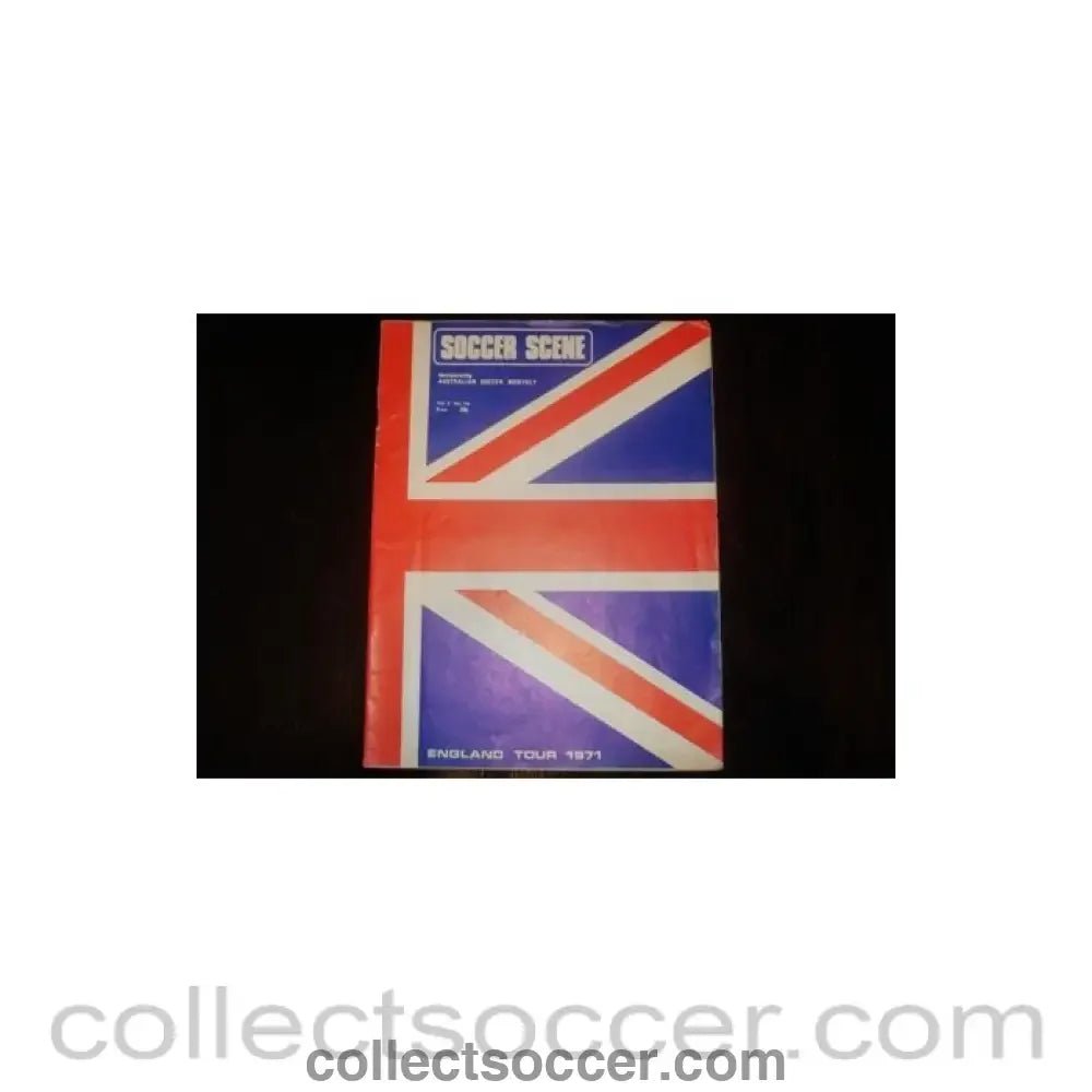 England Australia Tour Australian Soccer Monthly - Collect Soccer