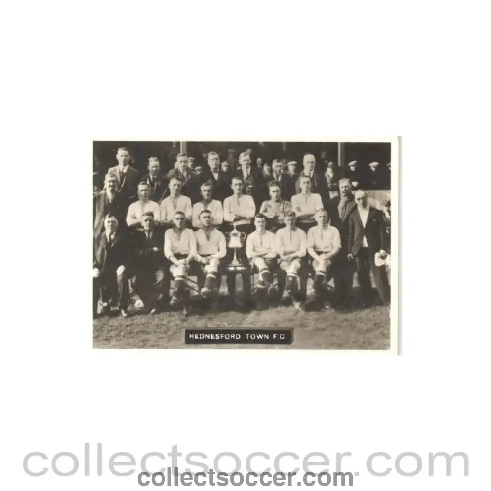 Hednesford Town FC Photocard - Collect Soccer