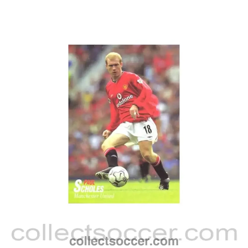 Manchester United - Paul Scholes unofficial Thai produced colour postcard