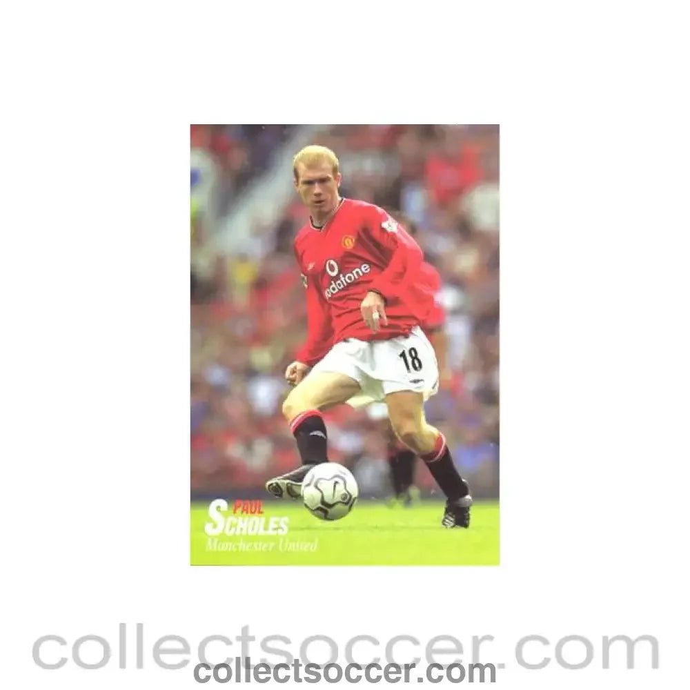 Manchester United - Paul Scholes unofficial Thai produced colour postcard - Collect Soccer