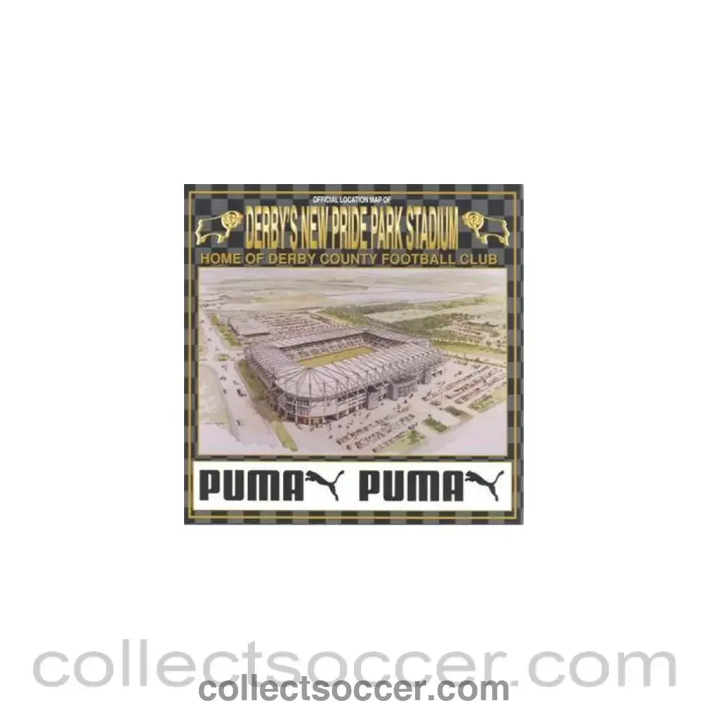 Official Location Map of Derby’s New Pride Park Stadium - Home of Derby County Football Club