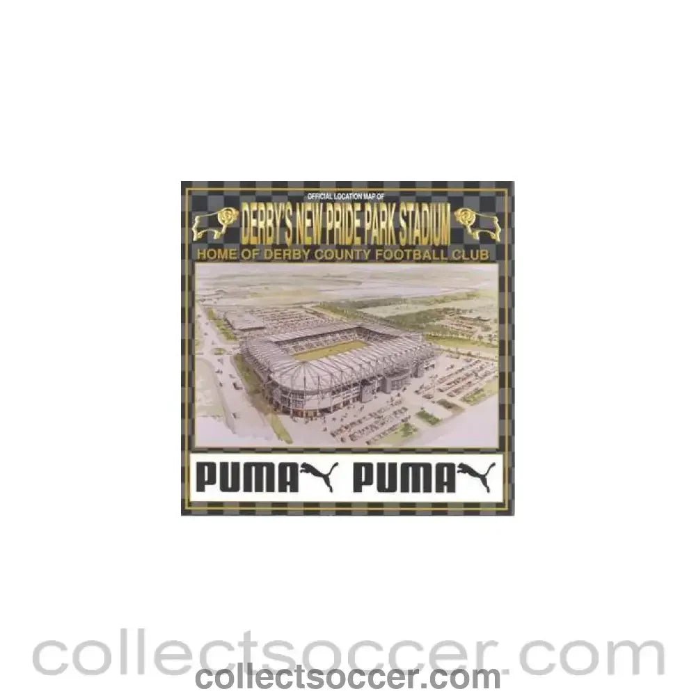 Official Location Map of Derby's New Pride Park Stadium - Home of Derby County Football Club - Collect Soccer