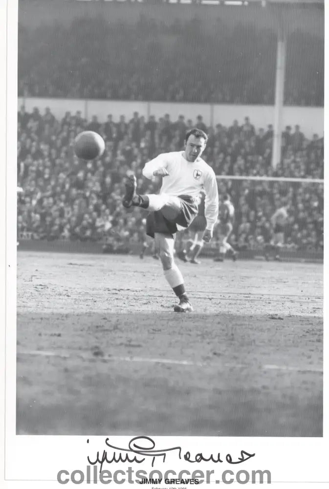 Original Jimmy Greaves Signed Photo - Collect Soccer