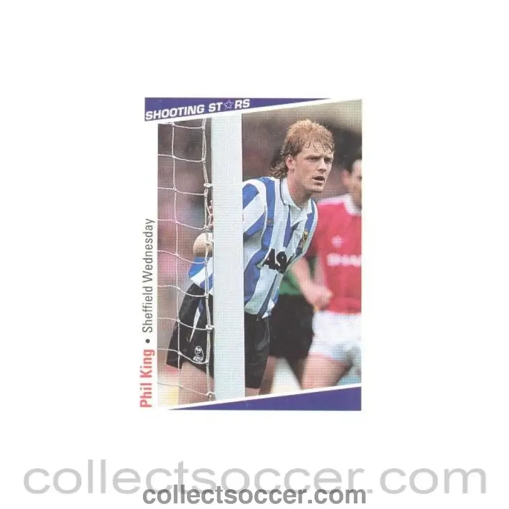 Phil King Sheffield Wednesday Shooting Stars Card - Collect Soccer