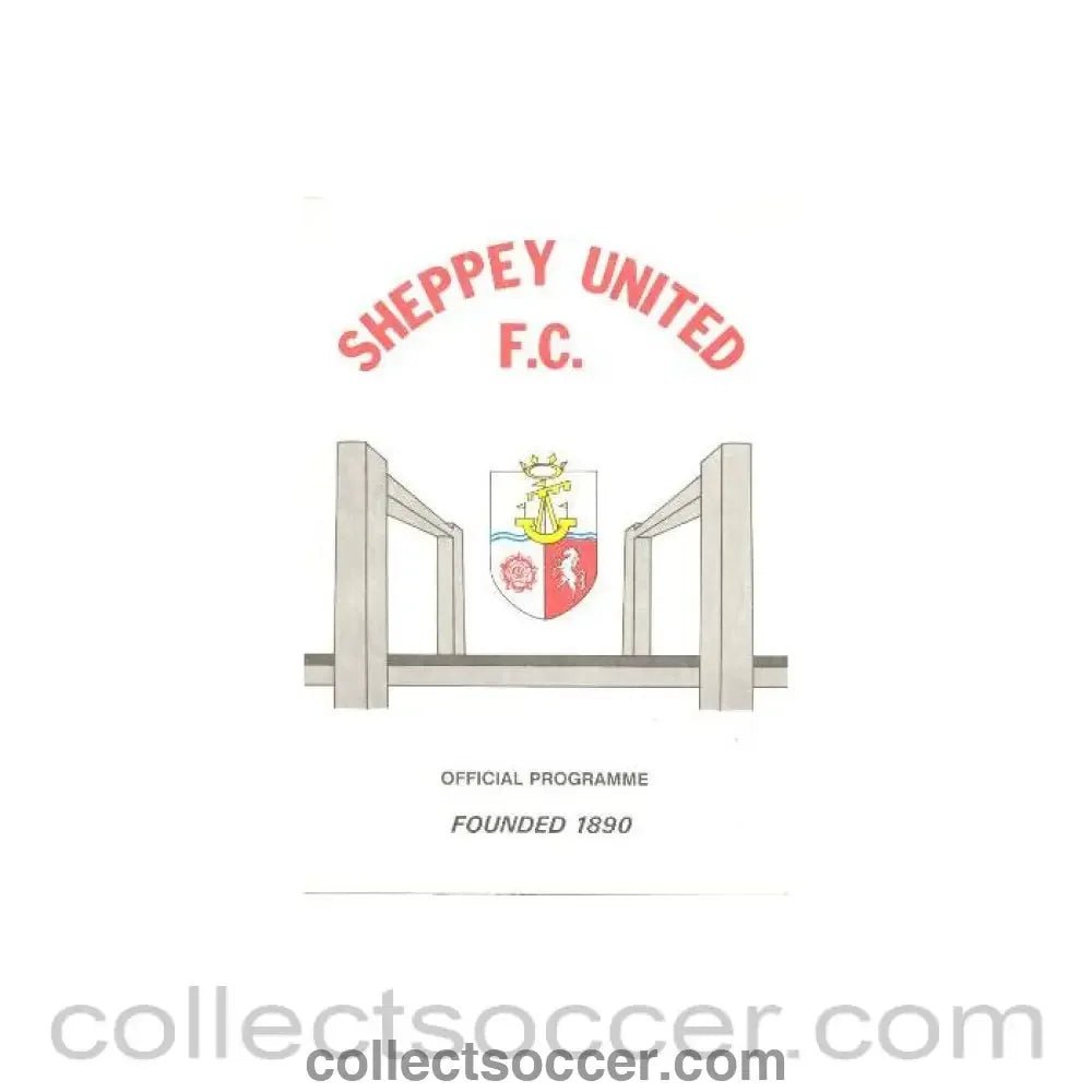 Sheppey United v Tunbridge Wells official programme - Collect Soccer