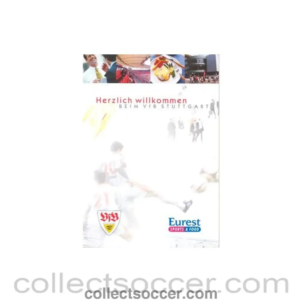 Stuttgart FC menu cover - Collect Soccer