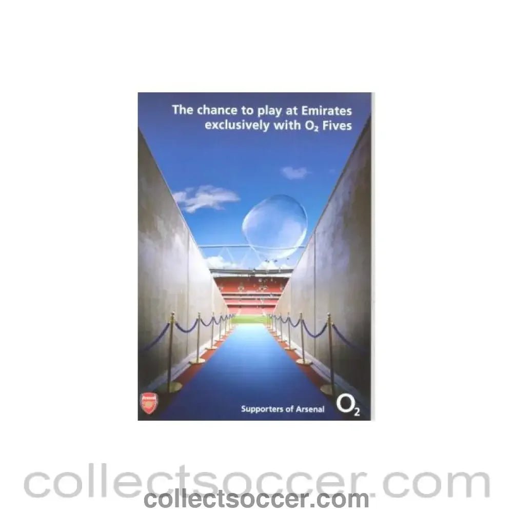 Supporters of Arsenal O2 Five-a-Side card - Collect Soccer