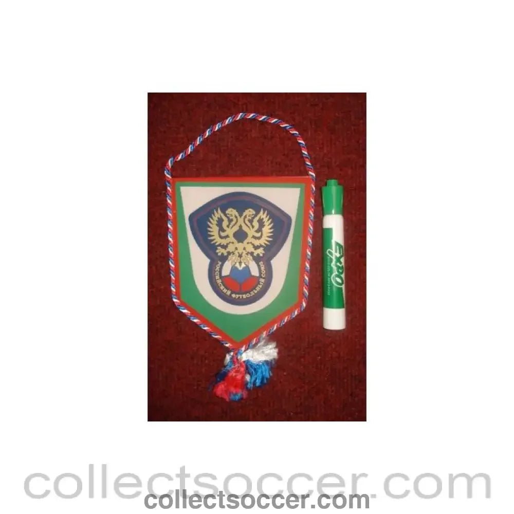 The Russian Football Association Pennant once property of the football referee Neil Midgley - Collect Soccer
