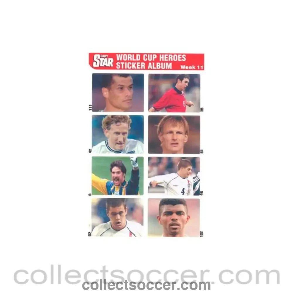 World Cup Heroes Sticker Album by Daily Star - Collect Soccer