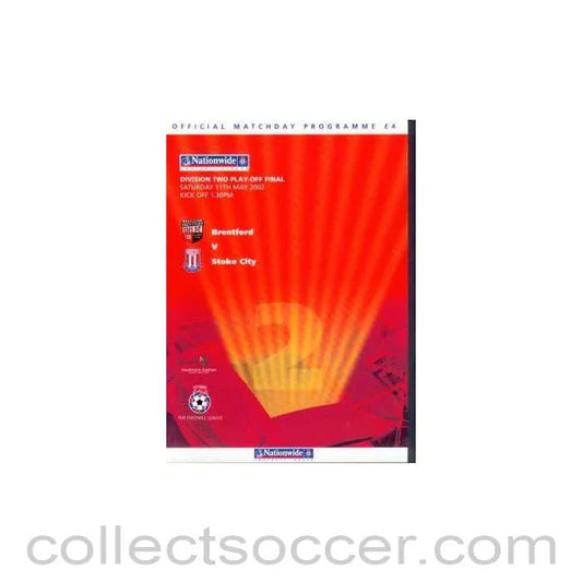 2002 Division 2 Play - off Final Brentford v Stoke City 11/05/2002 - Collect Soccer
