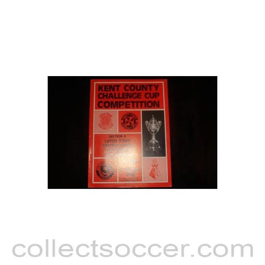 1976 - Luton Town, Oxford United, Portsmouth and Watford official programme 31st July to 7th August 1976 Kent Cup - Collect Soccer