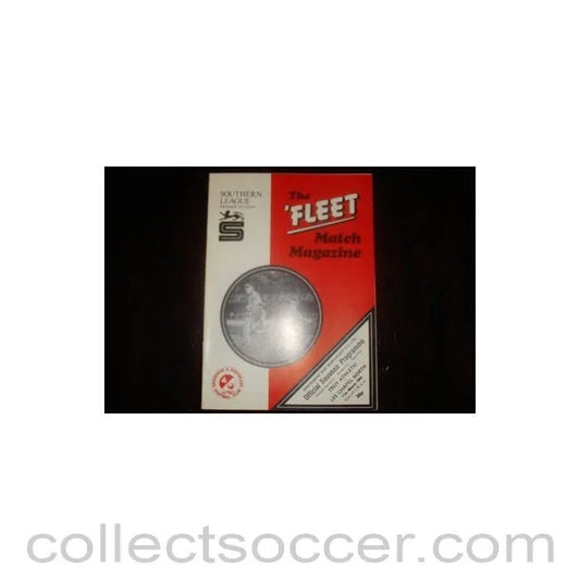 1984 - Lee Chapel North v Troy Athletic official programme 11/03/1984 Kent Cup - Collect Soccer