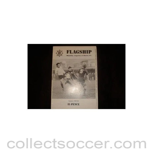 1982 - Marine v Bodo Grand official programme 01/04/1982, Semi - Professional International - Collect Soccer
