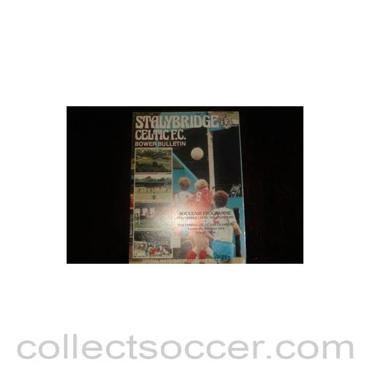 1980 - Stalybridge Celtic 1980 Champions v Stalybridge Celtic 1984 Champions official programme 06/11/1984 - Collect Soccer