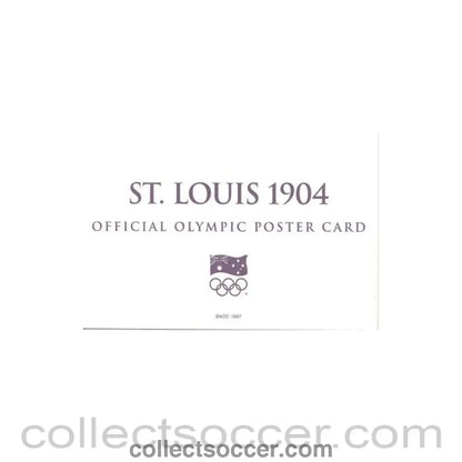 1904 - St. Louis 1904 Official Olympic Poster Card - Collect Soccer