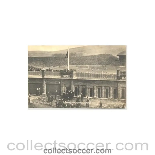 1910 - Hampden Park Stadium Glasgow - International Football Match 1910 - podtcard