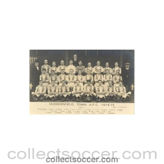 1914 - Huddersfield Team Photograph 1914-1915 Postcard
