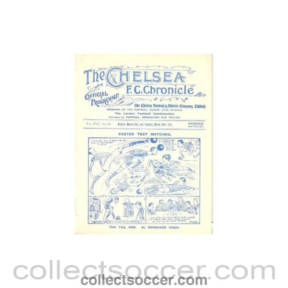 1921 - Chelsea Reserves v Tottenham Hotspur Reserves andChelsea v Aston Villa official programme 29/03/1921 - Collect Soccer