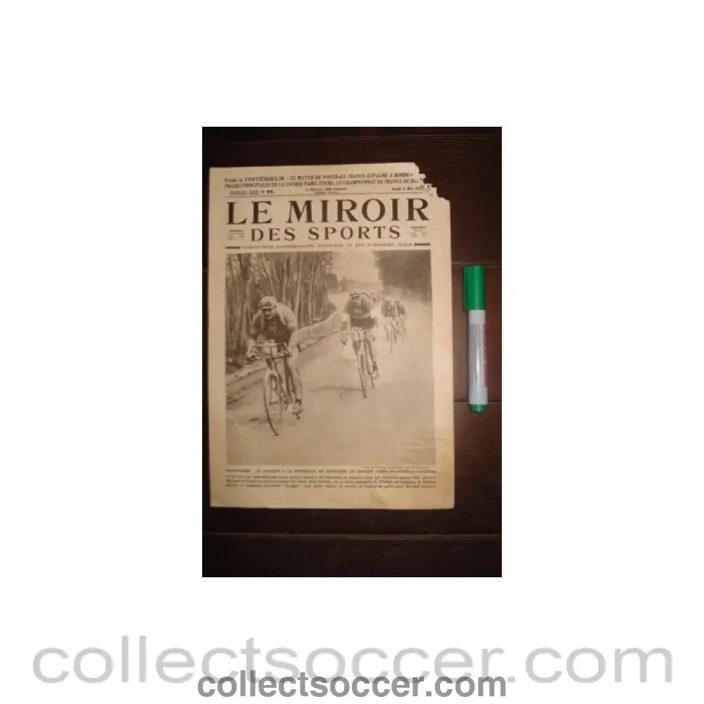 1923 Le Miroir Des Sports - French Magazine of 04/05/1923 - Collect Soccer
