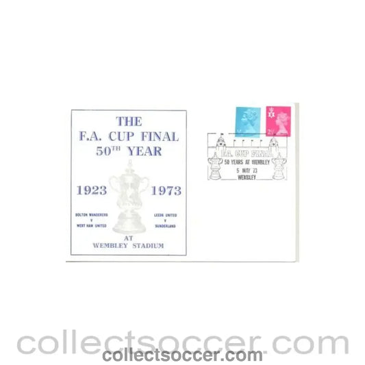1923 - The FA Cup Final 50th Year 1923-1973 first day cover