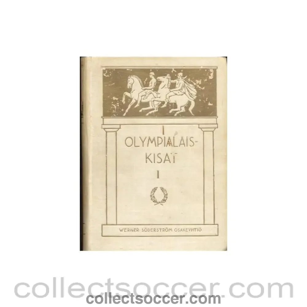 1924 Olympics I By Werner Soderstrom book - Collect Soccer