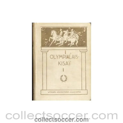 1924 Olympics I By Werner Soderstrom book - Collect Soccer