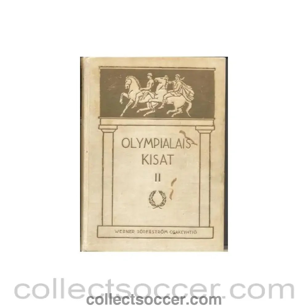 1924 Olympics I By Werner Soderstrom book - Collect Soccer