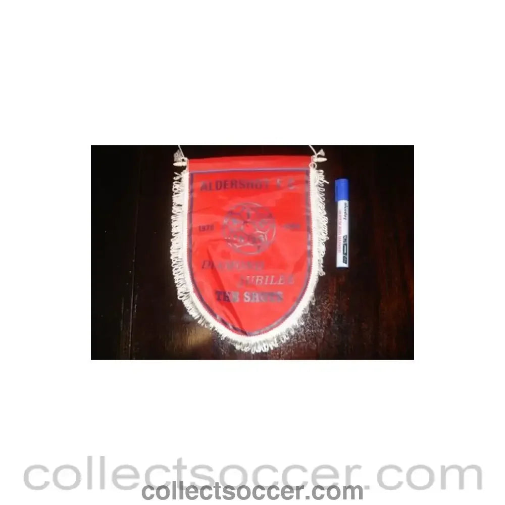 1926 - Aldershot Diamond Jubilee 1926-1986 Pennant