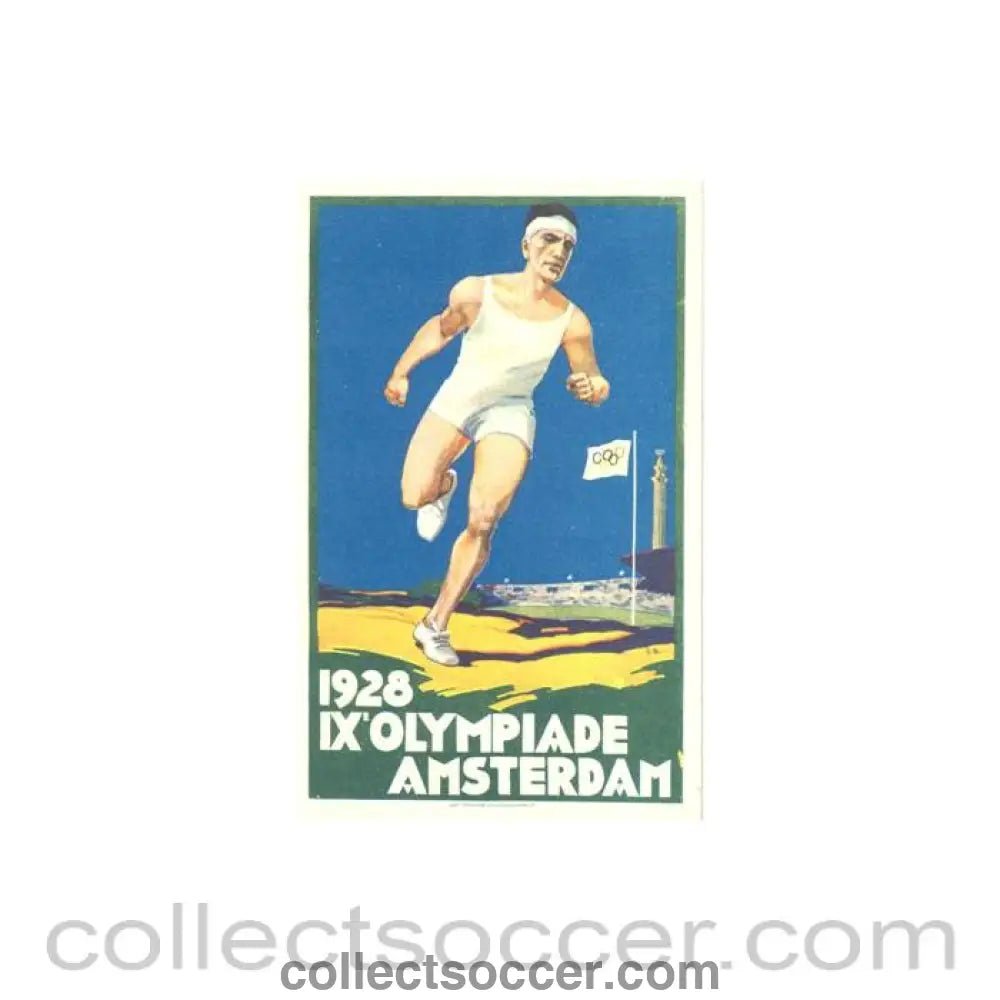 1928 IX. Olympic Games in Amsterdam colour postcard - Collect Soccer