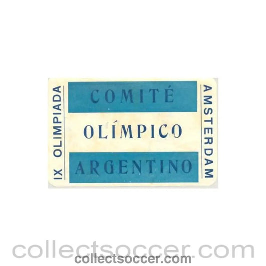 1928 IX. Olympic Games in Amsterdam large luggage tax - Collect Soccer