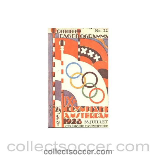 1928 IX. Olympic Games in Amsterdam official Opening Ceremony programme 28/07/1928 - Collect Soccer