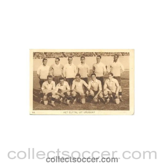 1928 IX. Olympic Games in Amsterdam postcard featuring the Uruguay Football Team