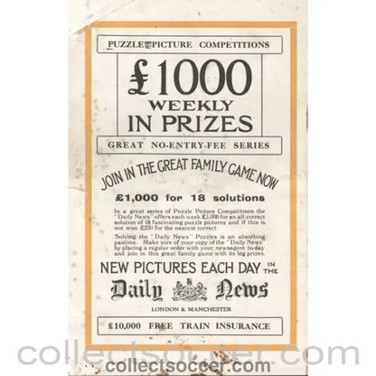 1930 - 1930 FA Cup Final Arsenal v Huddersfield Town Programme - Collect Soccer