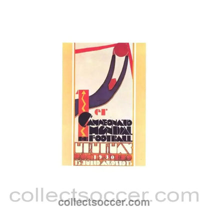 1930 - Replica card about World Cup 1930 in Uruguay - Collect Soccer