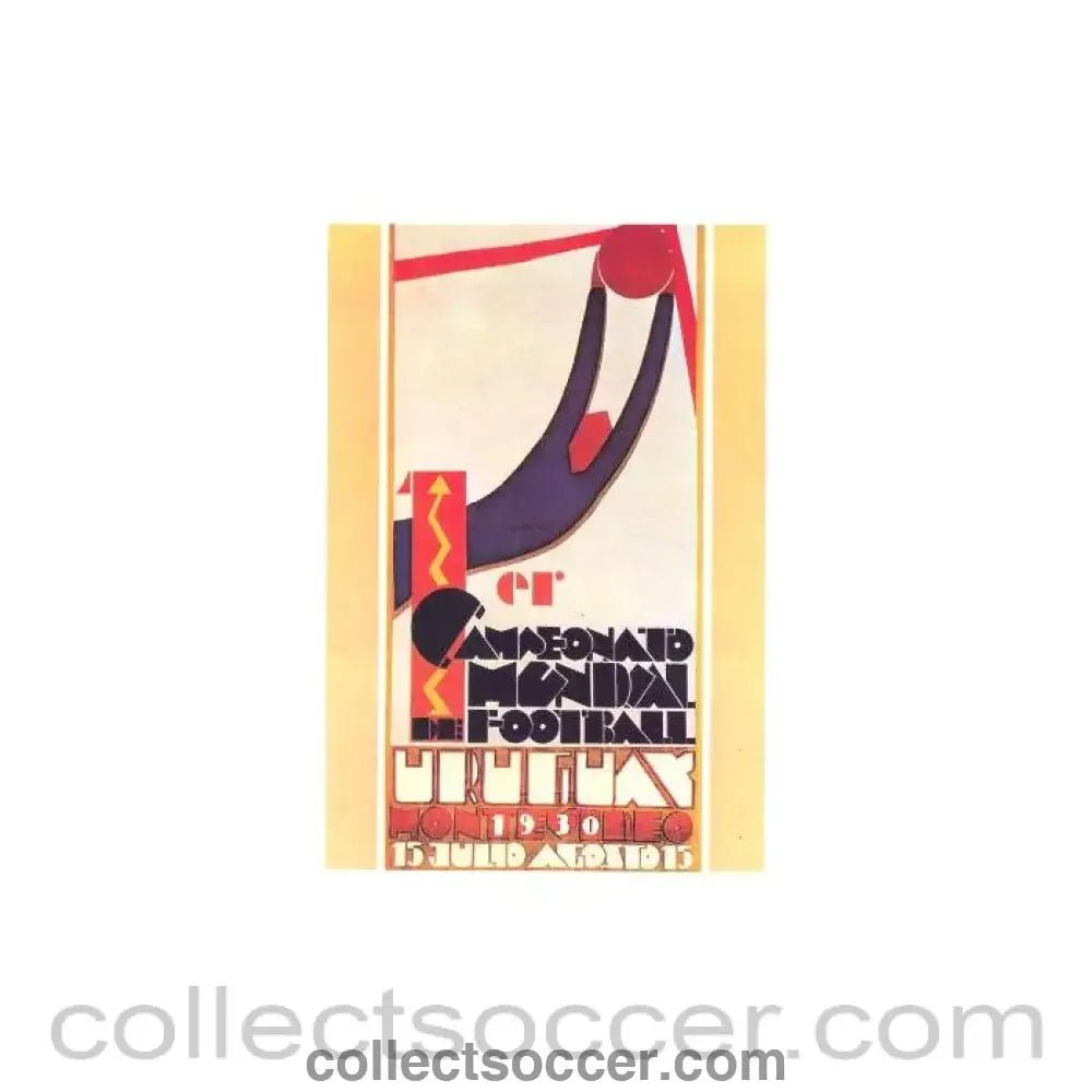 1930 - Replica card about World Cup 1930 in Uruguay - Collect Soccer